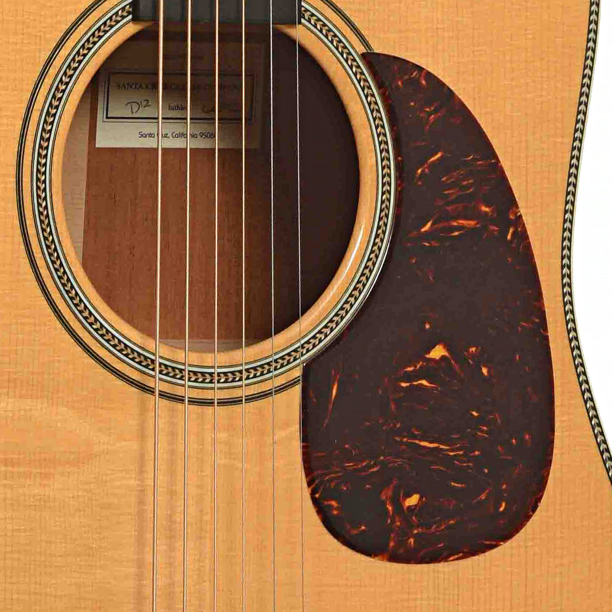 Soundhole of D12 12-Fret Dreadnought