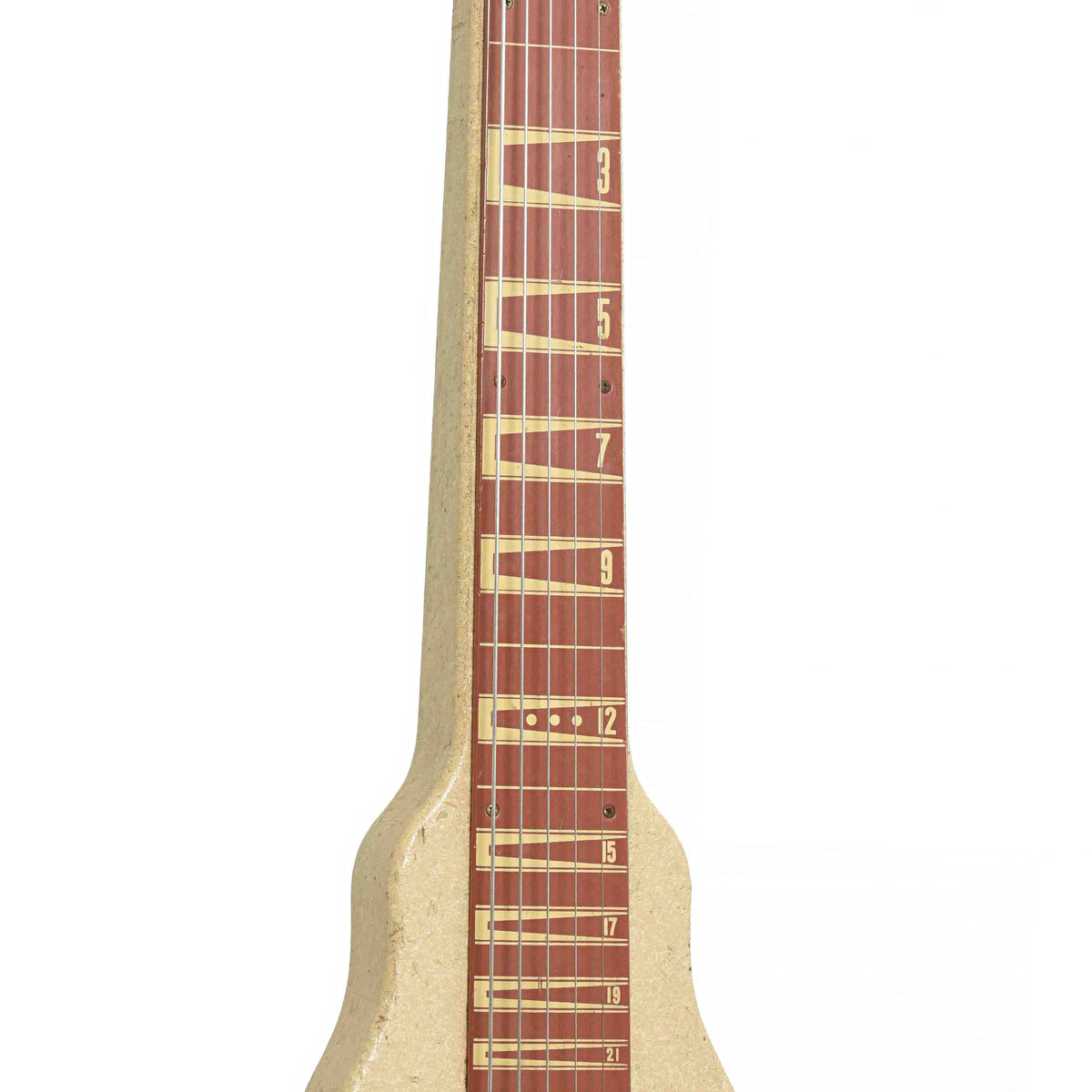 Fretboard of Gibson BR-9 Lap Steel Guitar