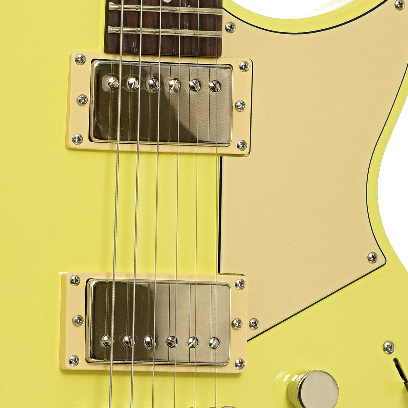 Pickups of Yamaha RSE20 Revstar Element Electric Guitar, Neon Yellow