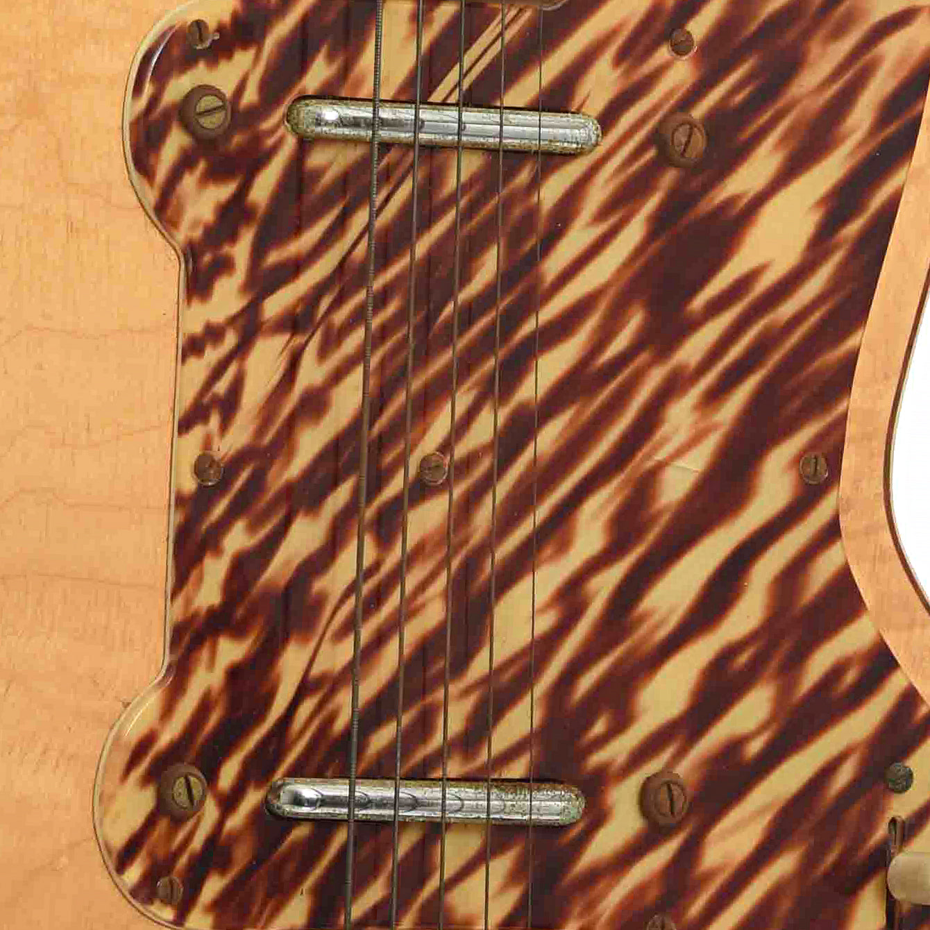 Pickups of Kay K161 Thin Twin Electric Guitar