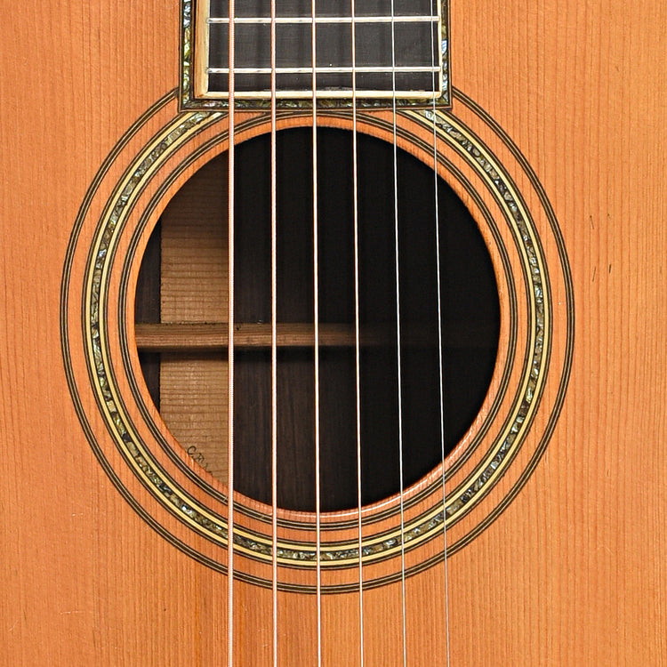 Sound hole of Martin  00-42 Acoustic
