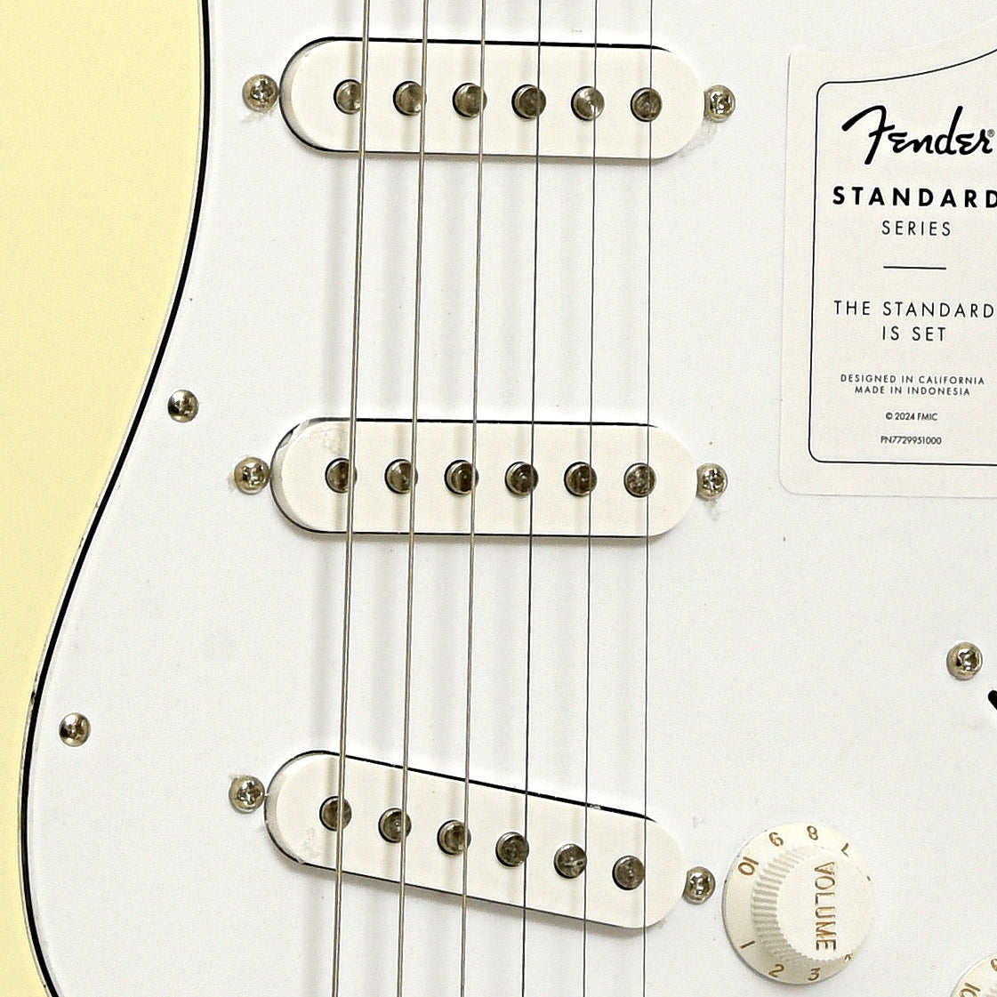 Pickups of Fender Standard Stratocaster Electric Guitar, Olympic White