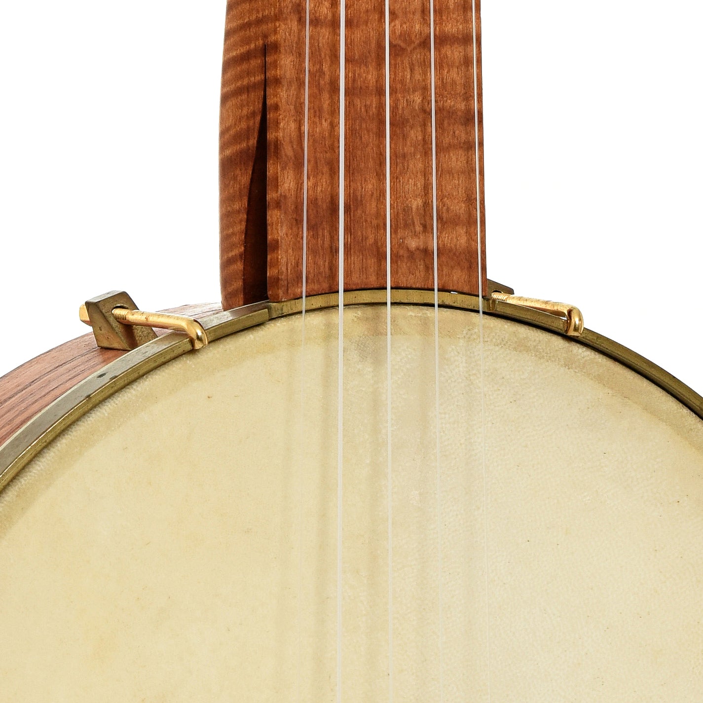 Front neck joint of Bob Flesher Andersonville Minstrel Banjo 