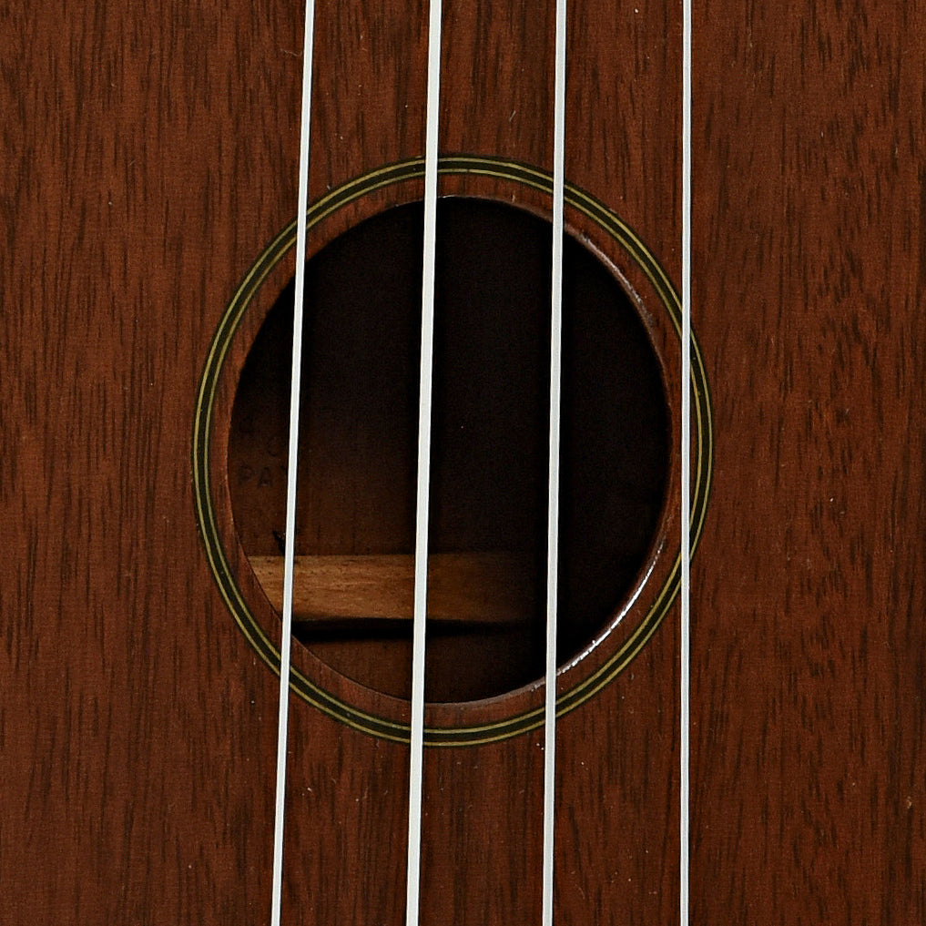 Soundhole of Martin Style 1 Soprano Ukulele