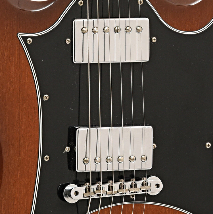 Pickups and bridge of Gibson SG Standard