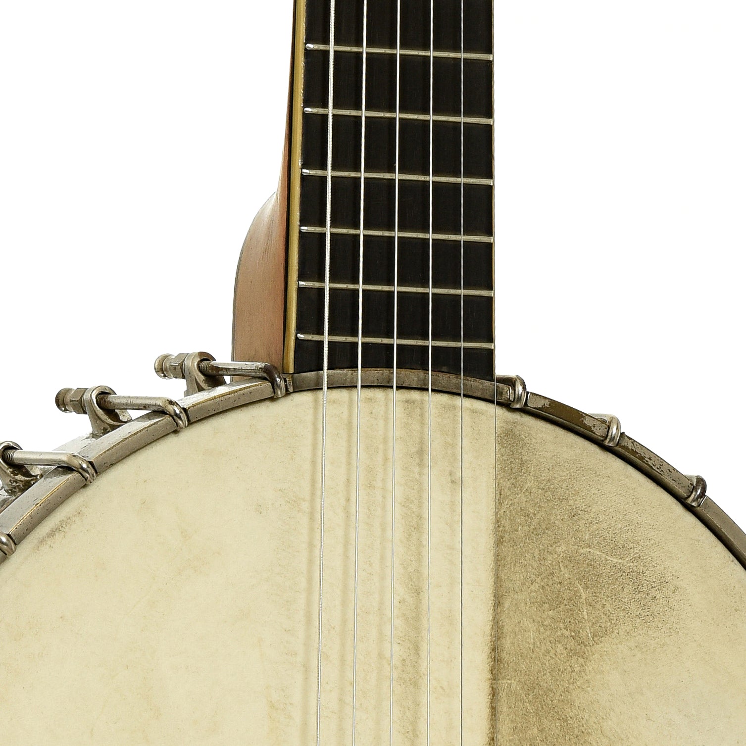 Front neck joint of Vega Tubaphone Banjo-Guitar 