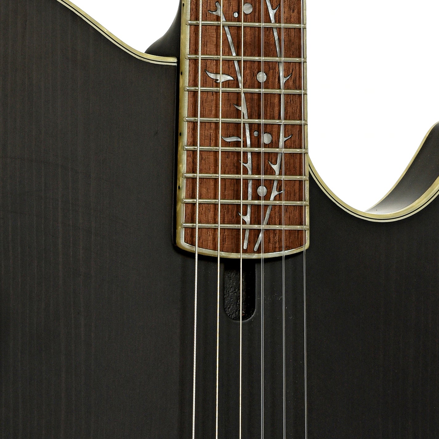 Front neck joint of Ibanez TOD10N Tim Henson Signature Nylon String Acoustic-Electric Guitar