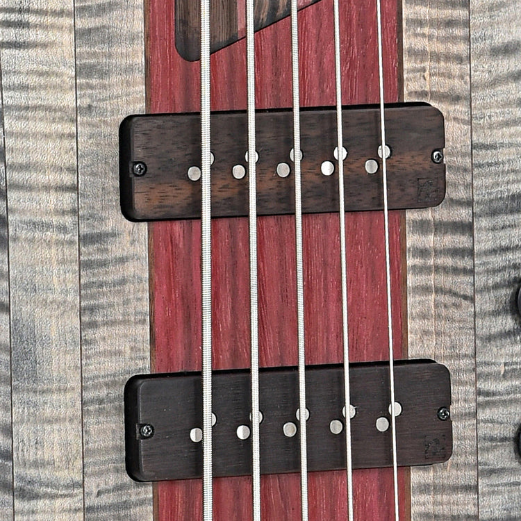Pickups of Ibanez B-Stock SR5CMDX 5-String Bass, Black Ice Low Gloss