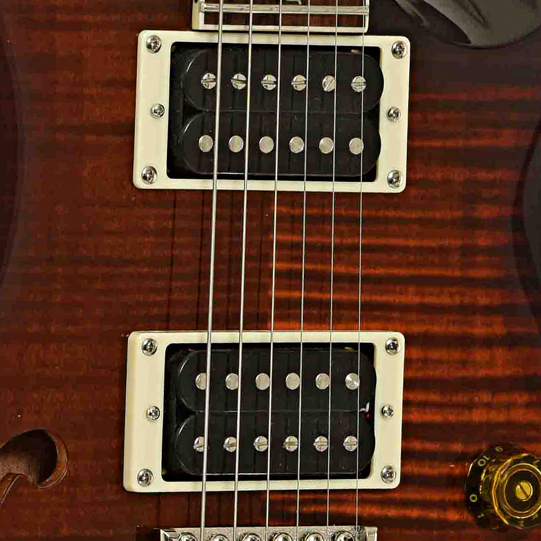 Pickups of PRS SE Custom 24 Semi-Hollow Piezo Electric Guitar