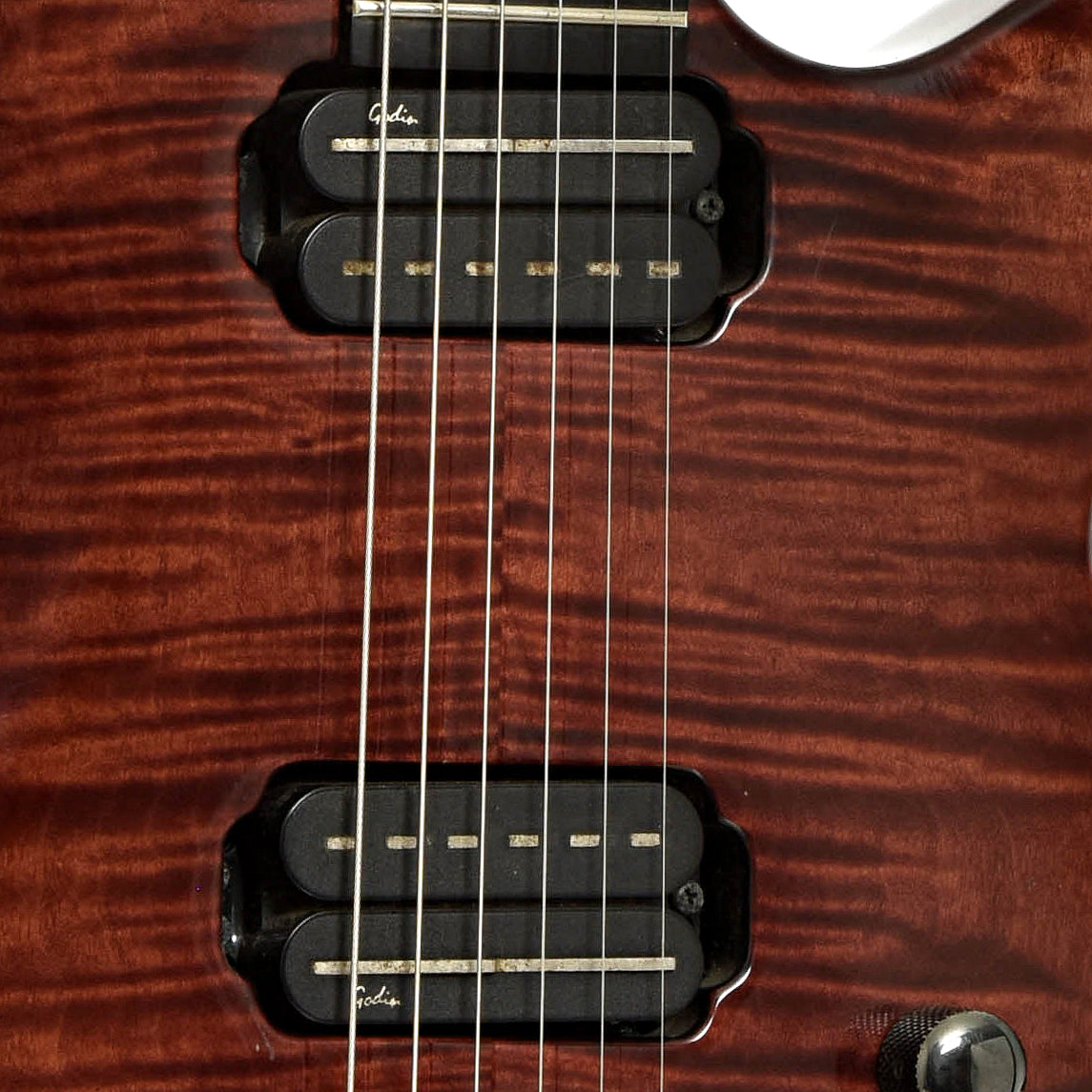 Pickups of Godin LGX-SA with Synth Access Electric Guitar 