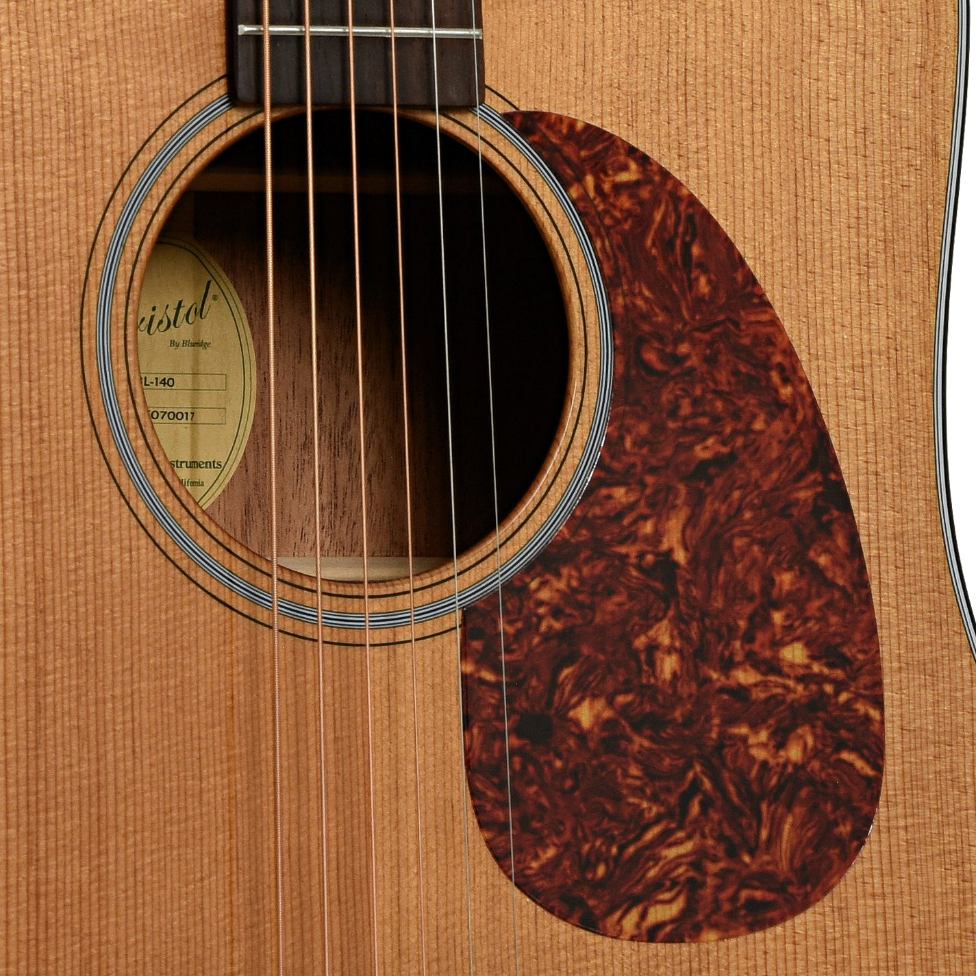 Soundhole of Bristol by Blueridge BL-140 Dreadnought Acoustic Guitar