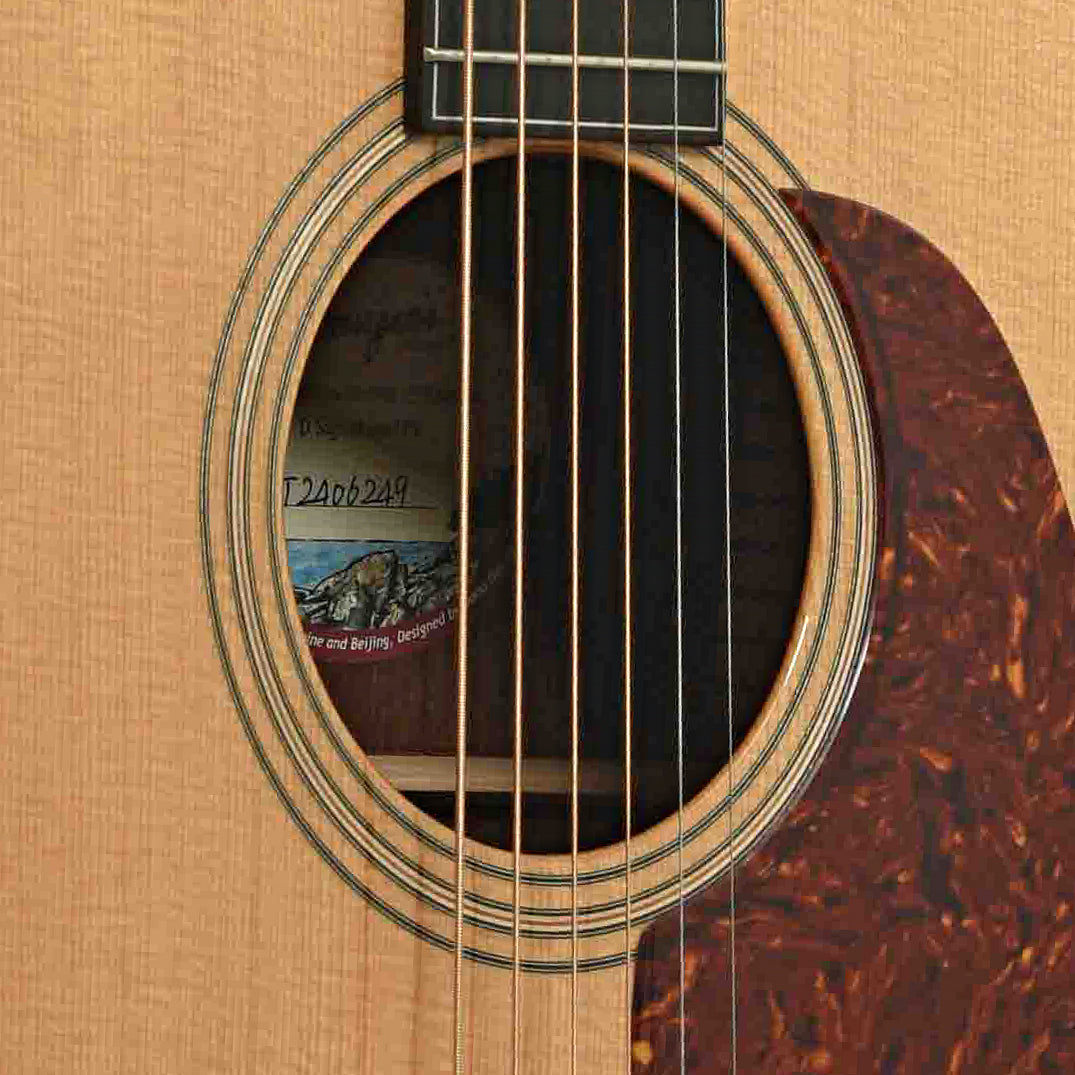 Soundhole of Bourgeois Touchstone Signature Dreadnought