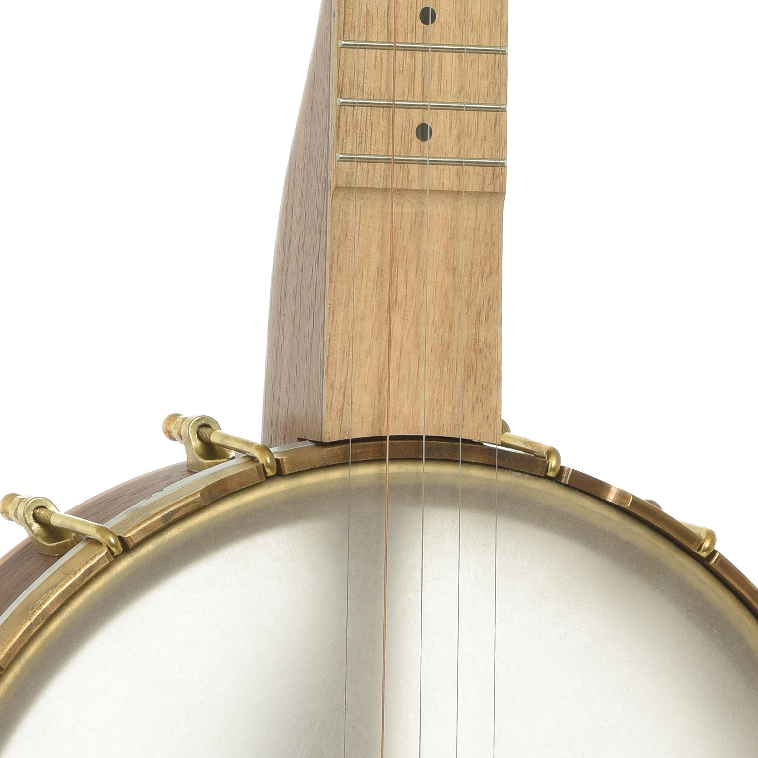Front Neck joint of Pisgah Appalachian 11in Short Scale Openback Banjo