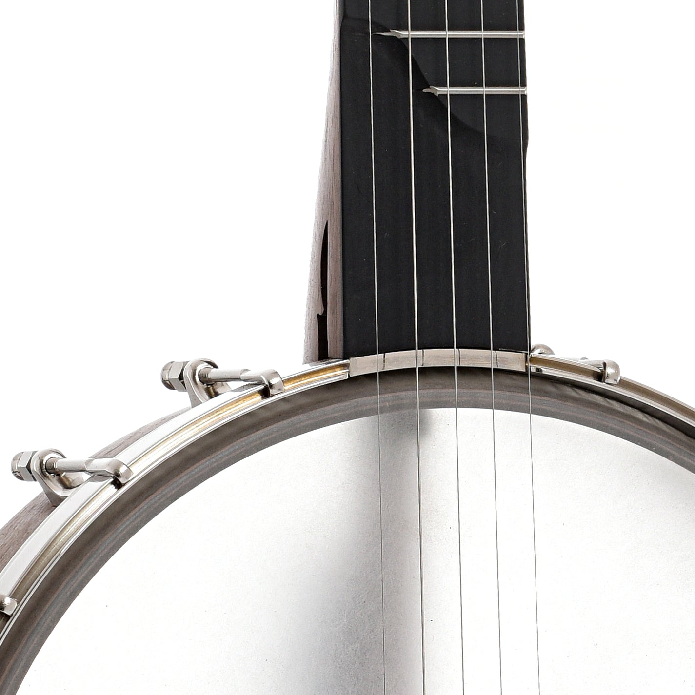 Front neck and body join of Kevin Enoch 11" Tradesman, Walnut Neck & Rim