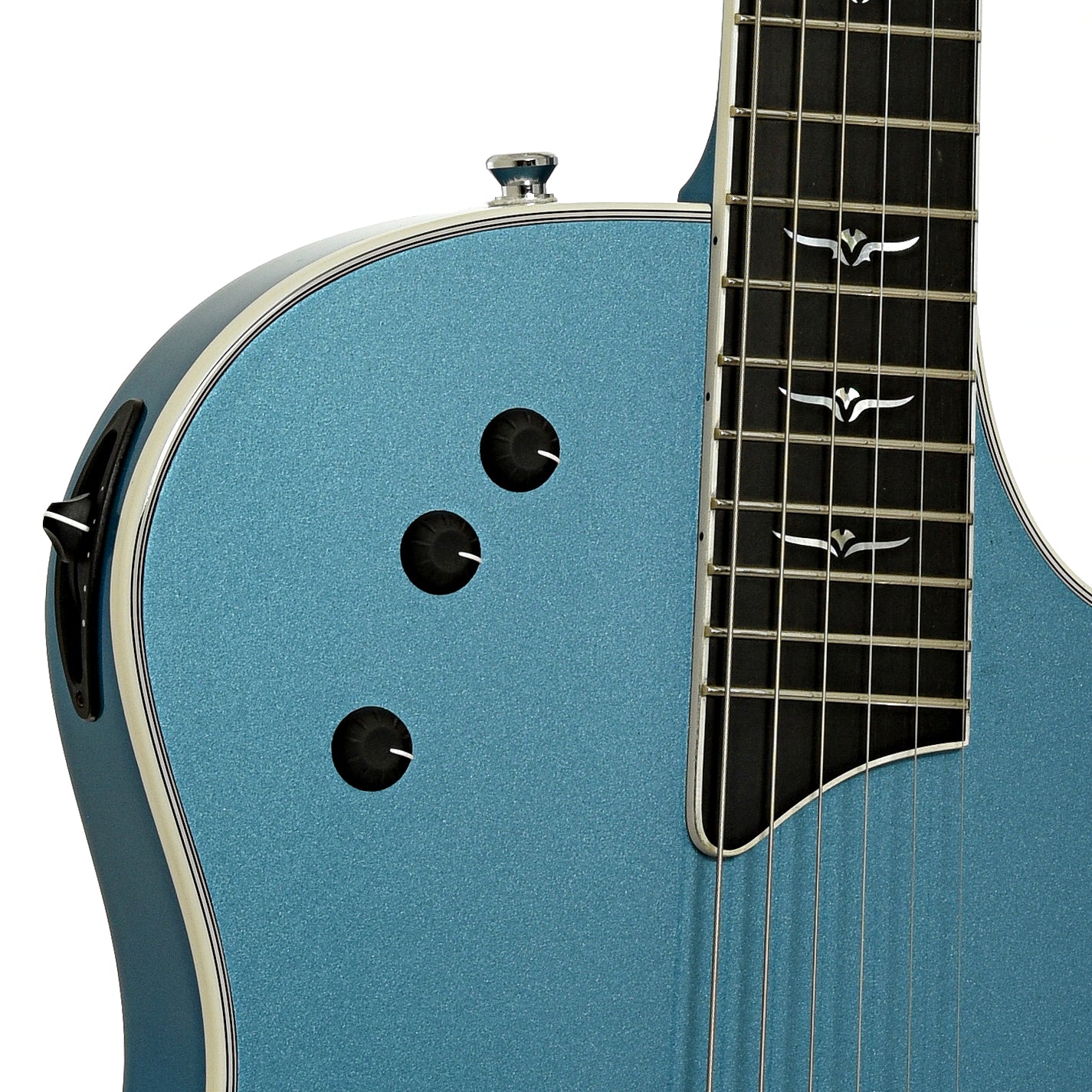 Fretboard of Taylor T5-C Hollowbody Electric Guitar 