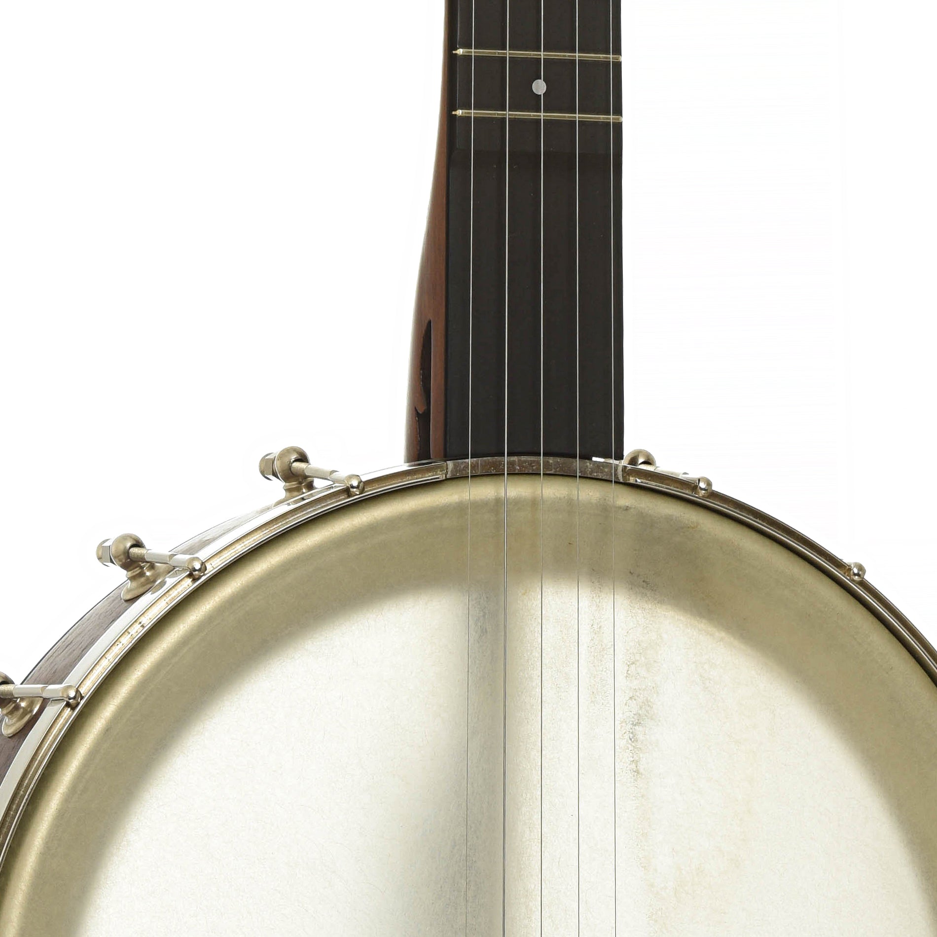 Front neck joint of Enoch Dobson Open Back Banjo