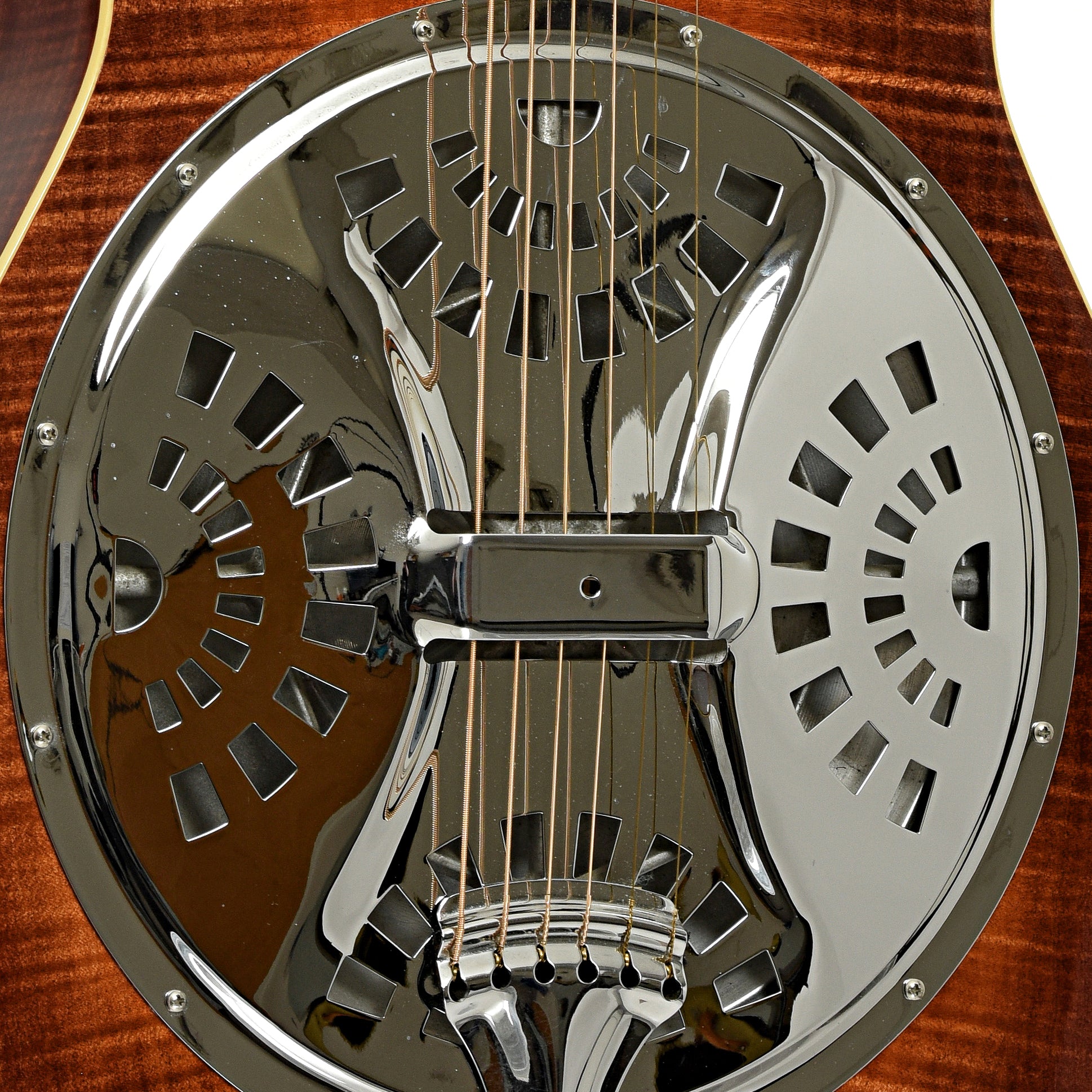 Coverplate of Scheerhorn L-body Maple Squareneck Resonator Guitar