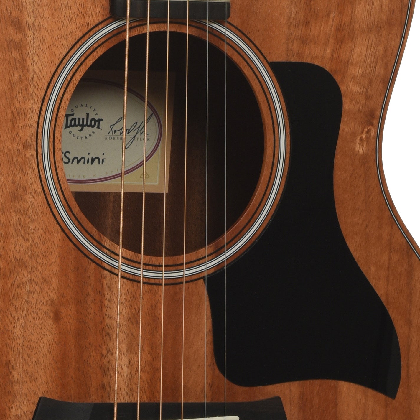 Soundhole of Taylor GS Mini E Koa Acoustic-Electric Guitar 