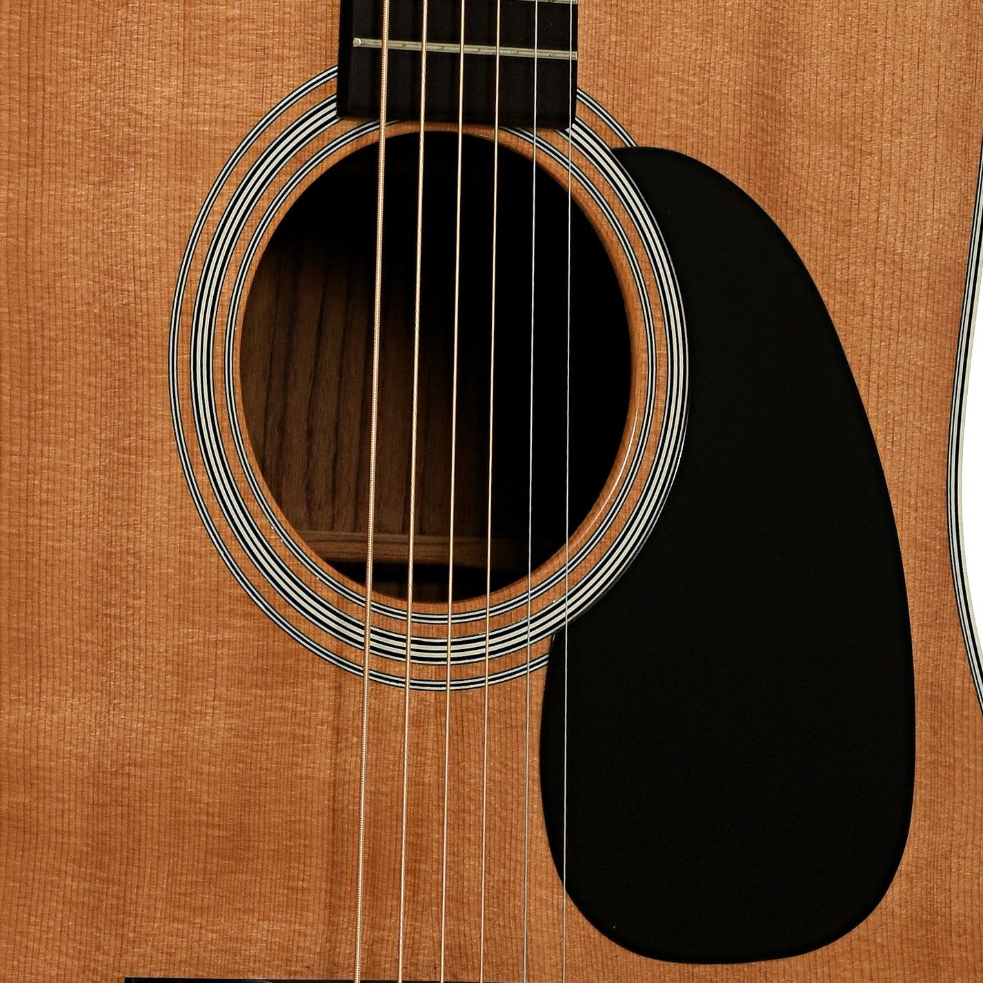 Soundhole of Martin D-28 Acoustic Guitar
