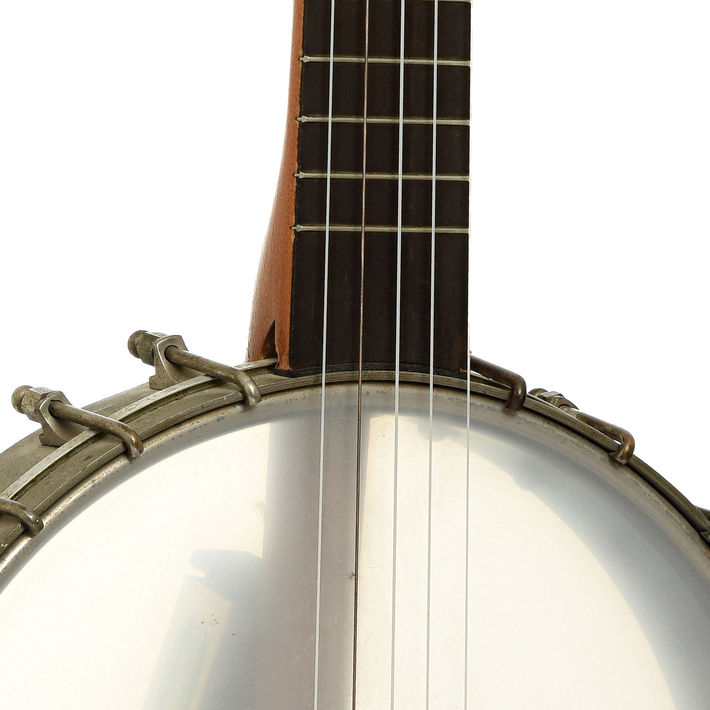 Front neck joint of Lyon & Healy College Line Openback Banjo 