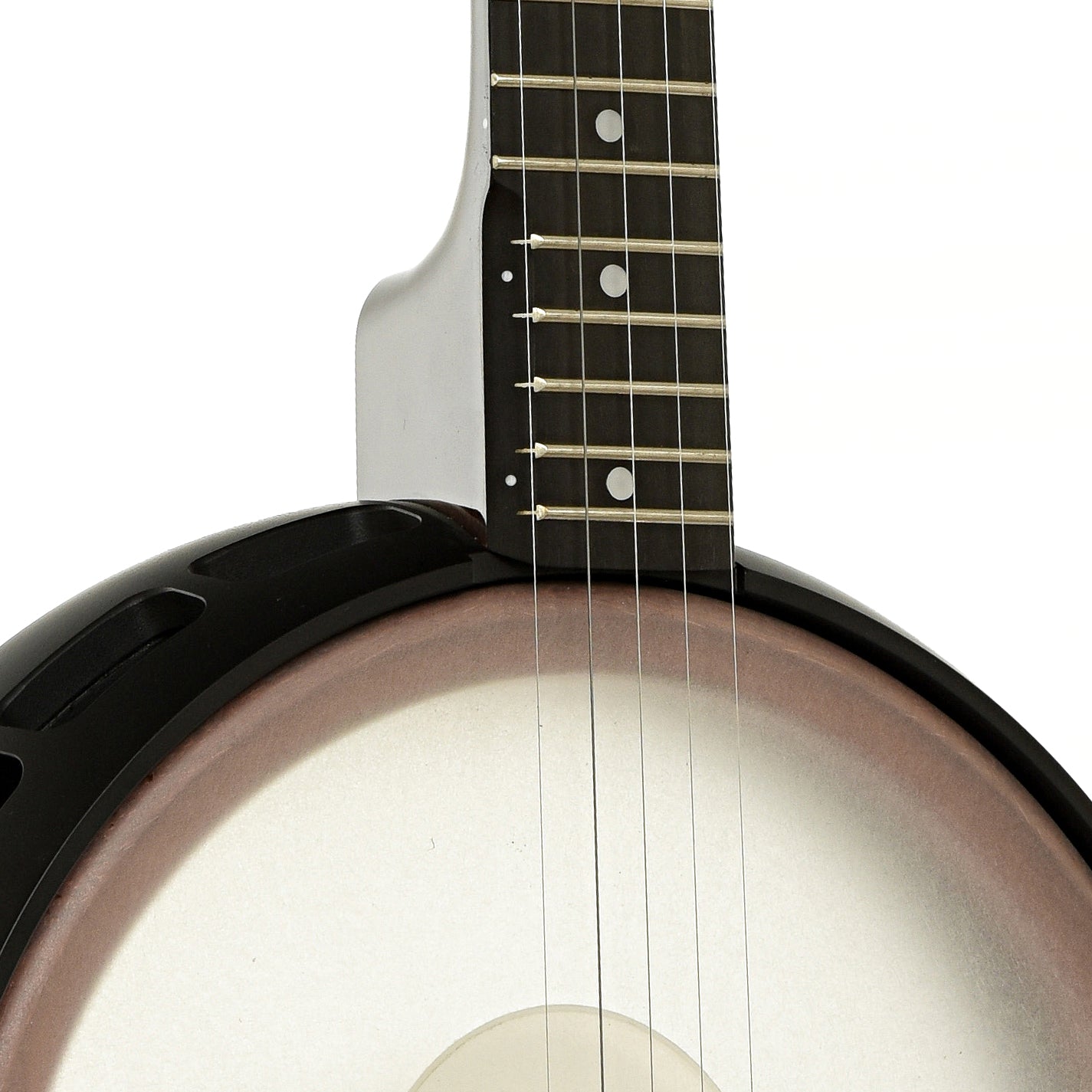 Front neck joint of Nechville Moonshine Open Back Banjo