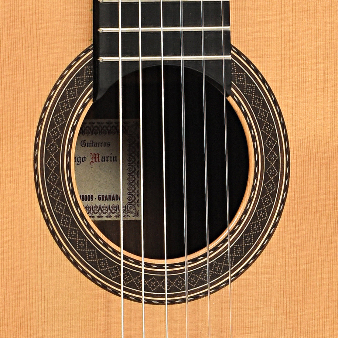 Sound hole of Paco Santiago Marin Classical