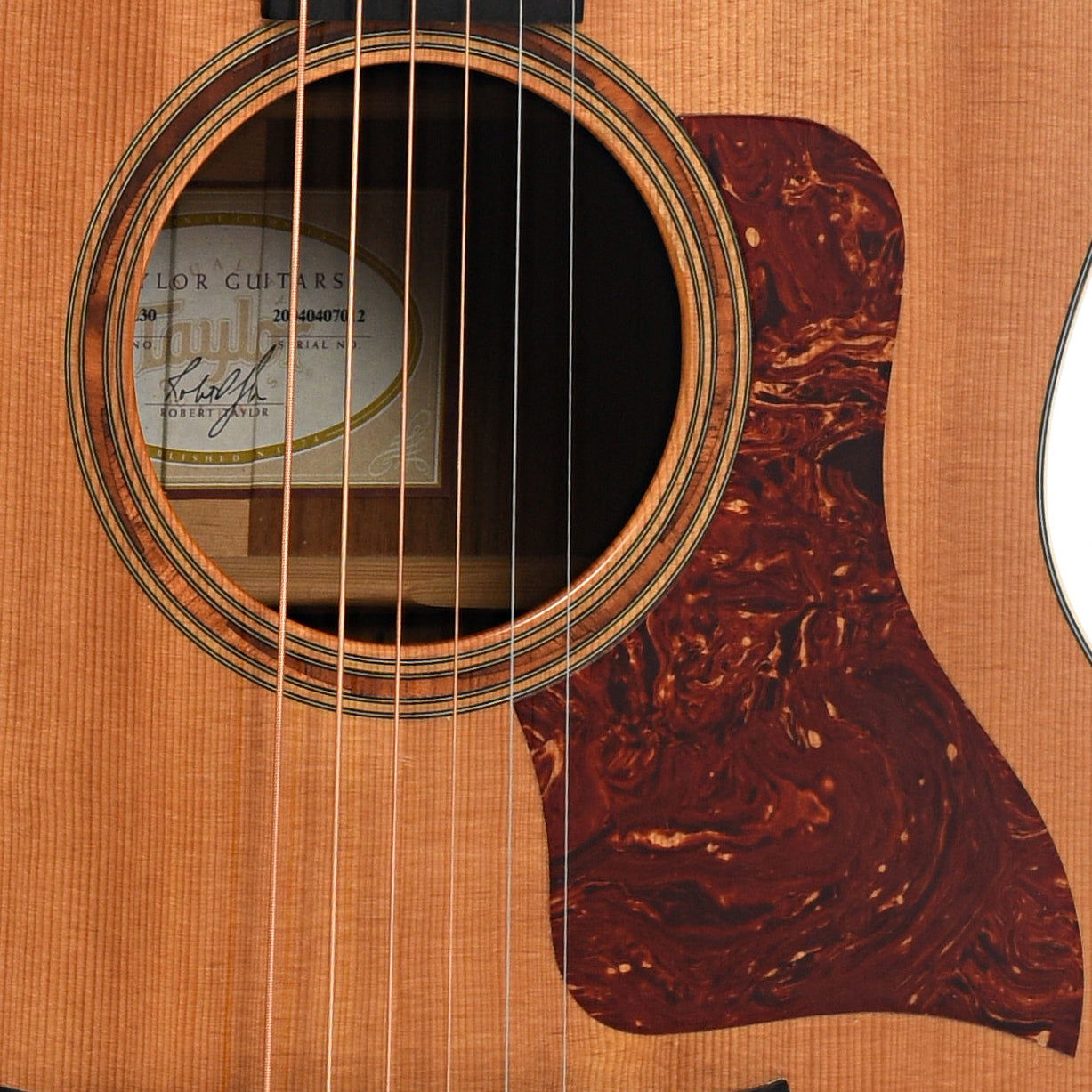 Soundhole of Taylor 414-CE-L30 Acoustic Guitar 