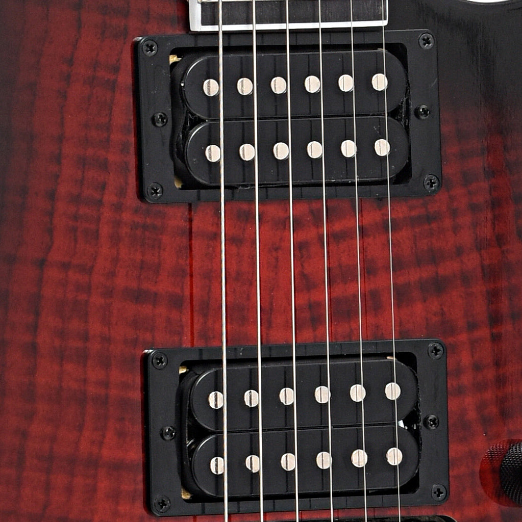 Pickups of Ibanez Gio GRG320FA Electric Guitar, Transparent Red Burst