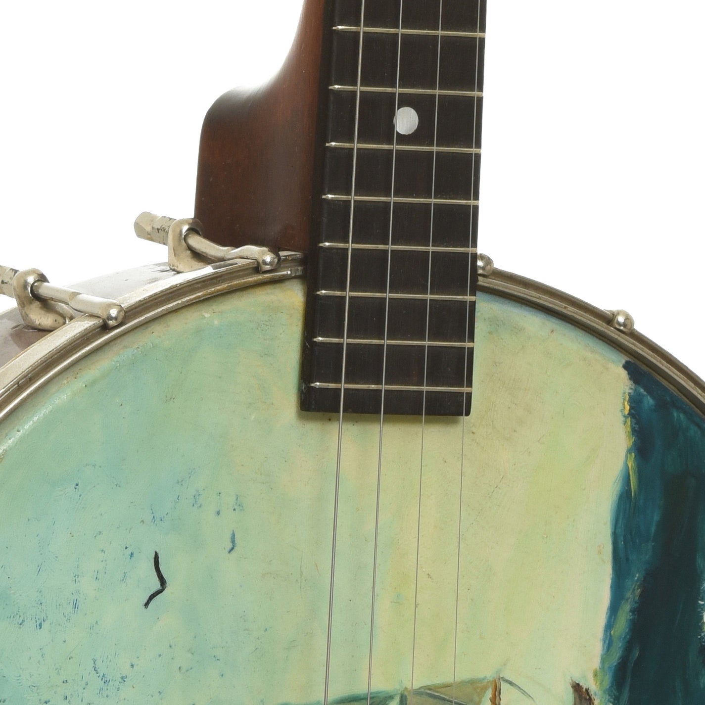 Front neck joint of Gibson TB-1 Trapdoor Tenor Banjo 