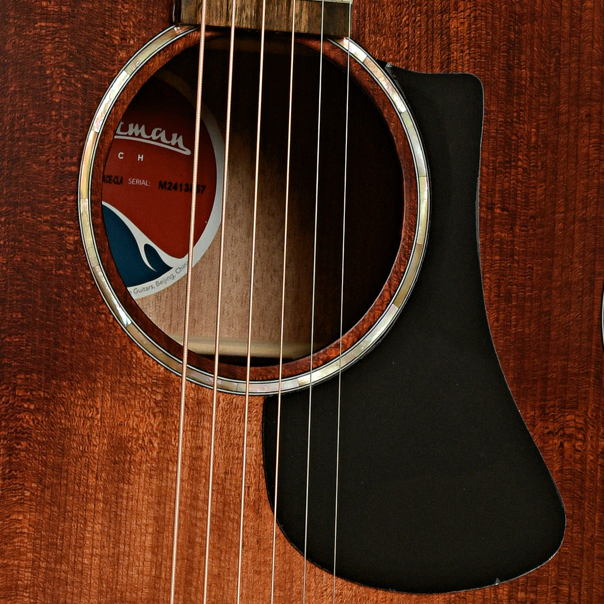 Soundhole of Eastman PCH1-GACE "Pacific Coast Highway" Acoustic-Electric Guitar