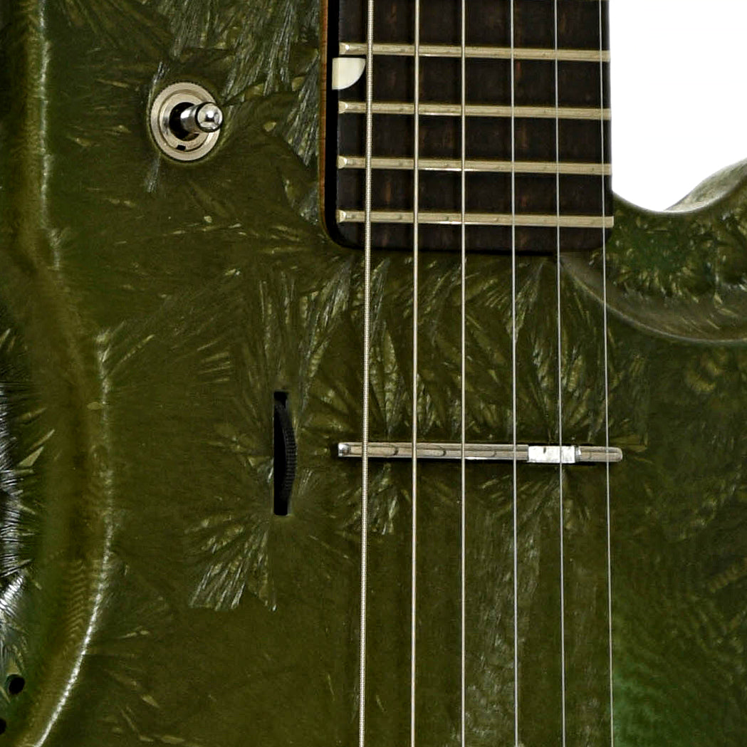 Pickup and controls of Conetone Resovolt Electric Resonator Guitar