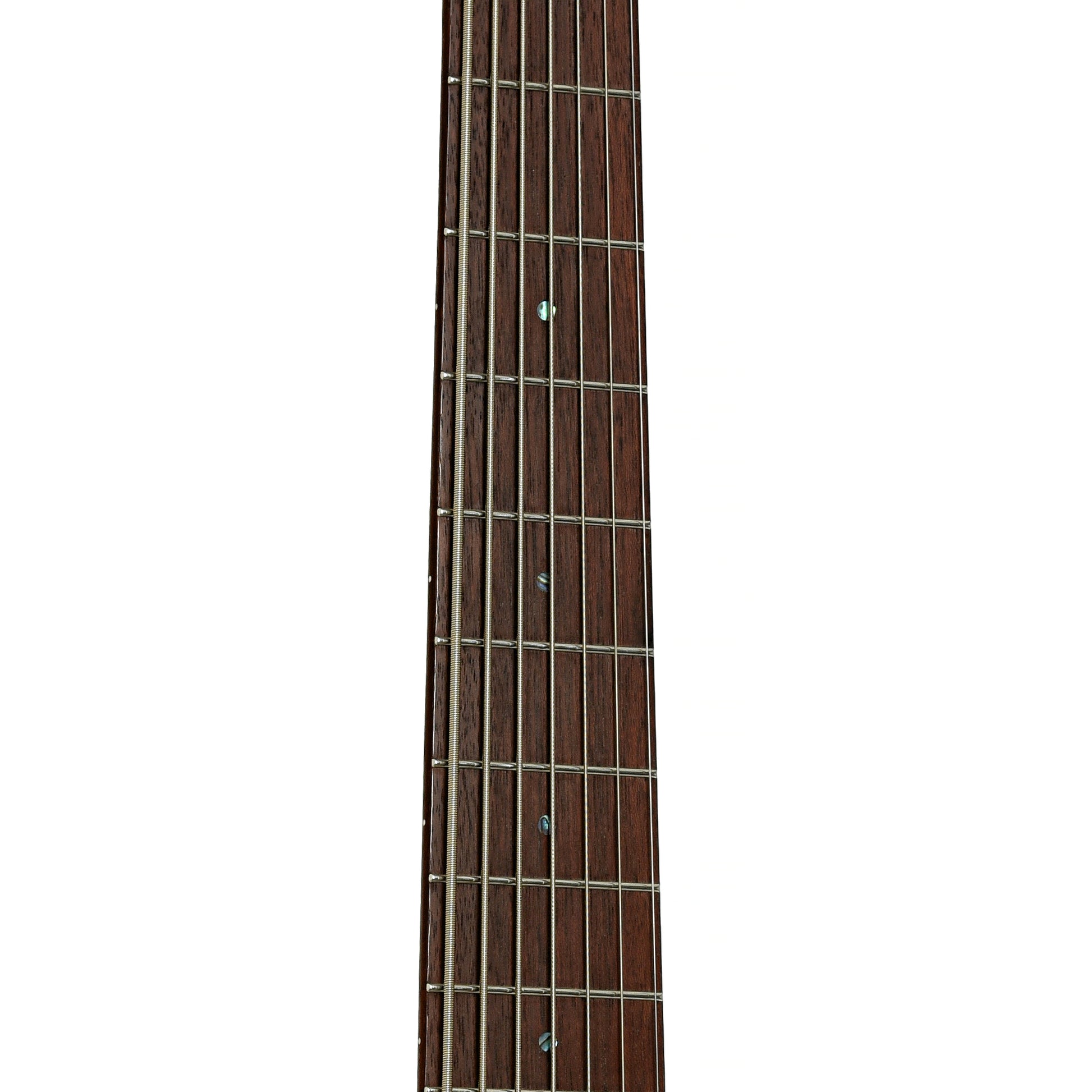 Fretboard of Ibanez Standard BTB747 7-String Electric Bass