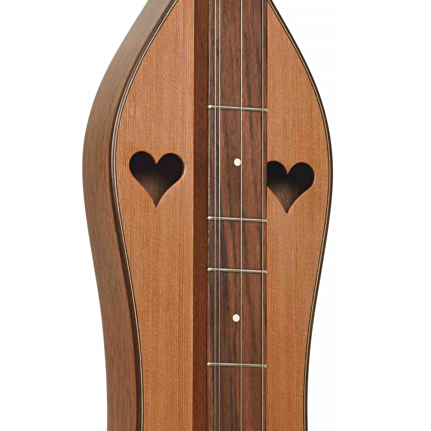 Fretboard of Dennis Dorogi Appalachian Dulcimer 