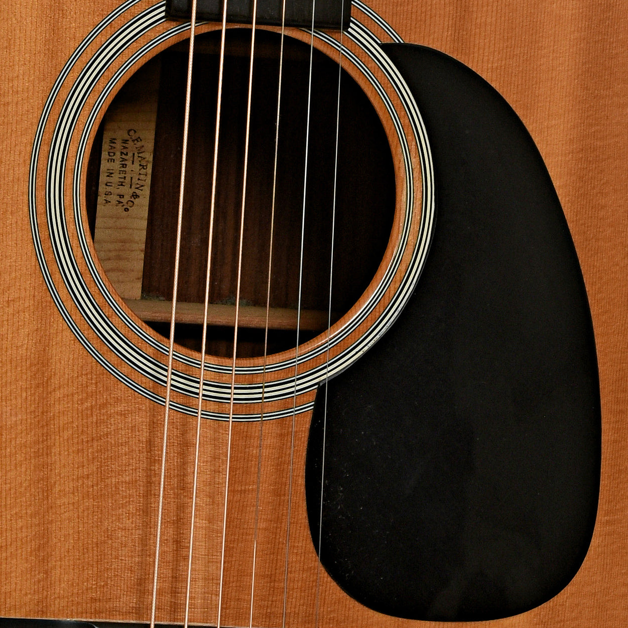 Soundhole of Martin D-28