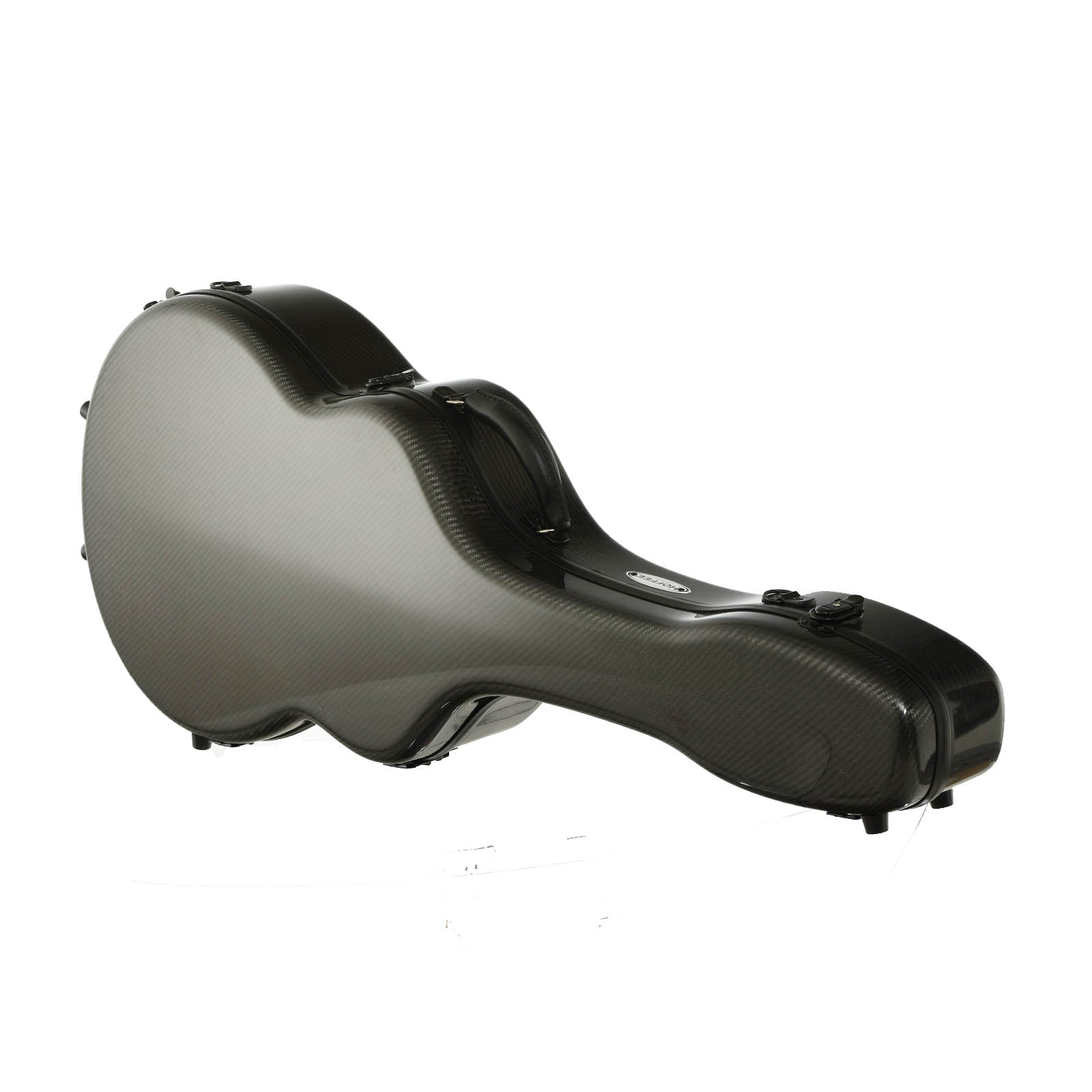 Image 1 of Hoffee Dreadnought Guitar Case - Smooth Black, Green Lining