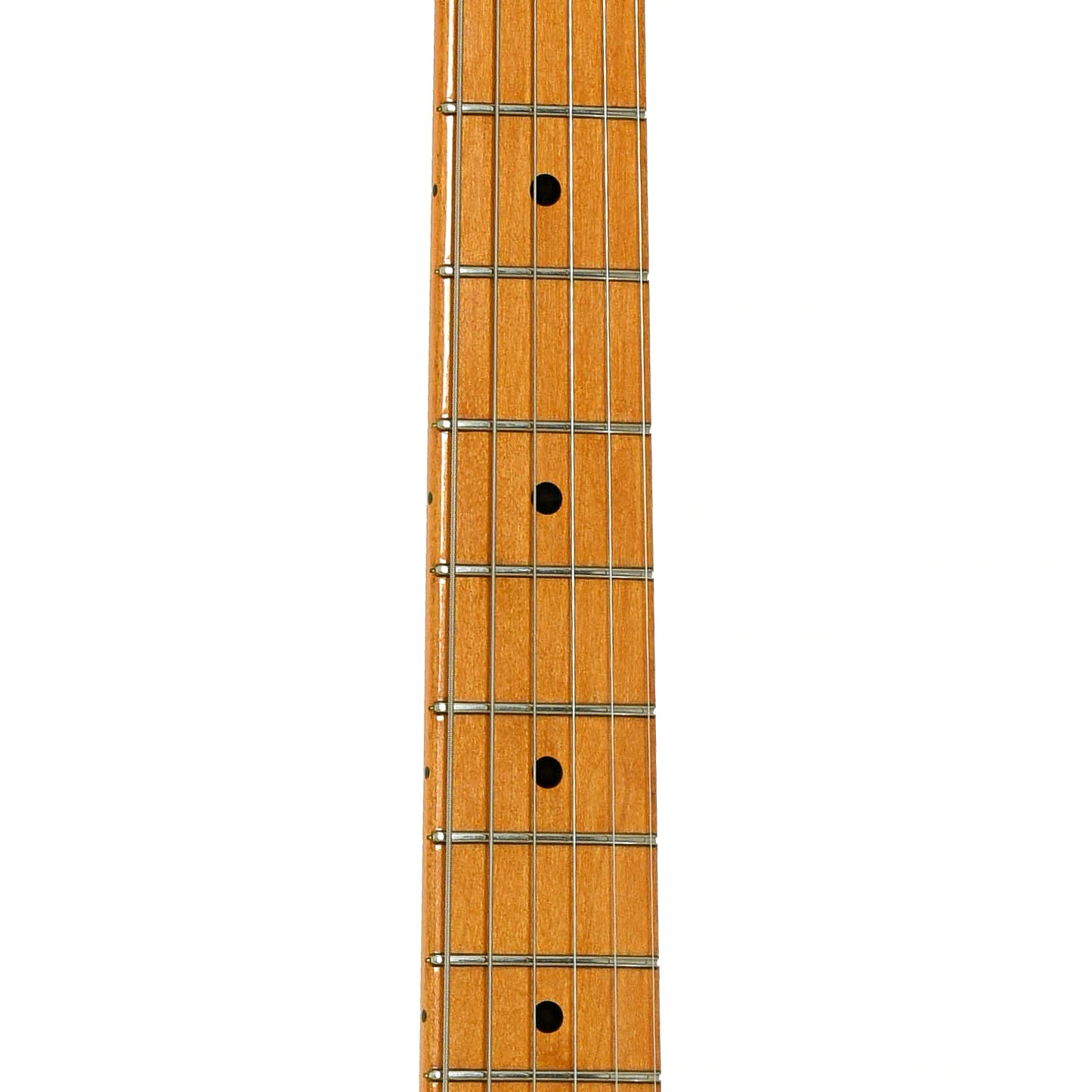 Fretboard of Lentz S-Style Electric Guitar