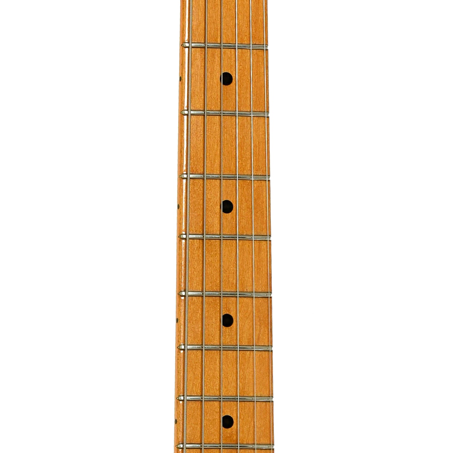 Fretboard of Lentz S-Style Electric Guitar