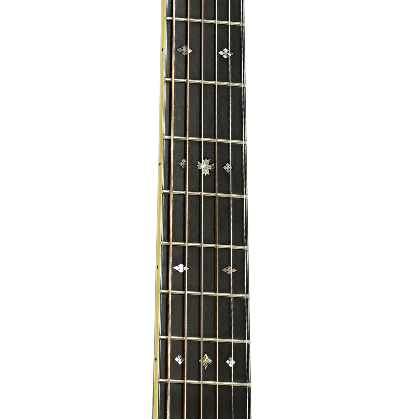 Fretboard of Santa Cruz 000-42 Brazilian Acoustic Guitar