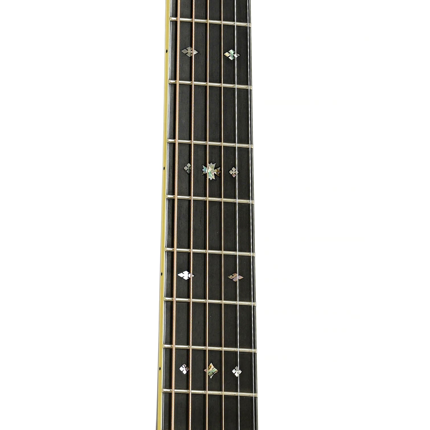 Fretboard of Santa Cruz 000-42 Brazilian Acoustic Guitar