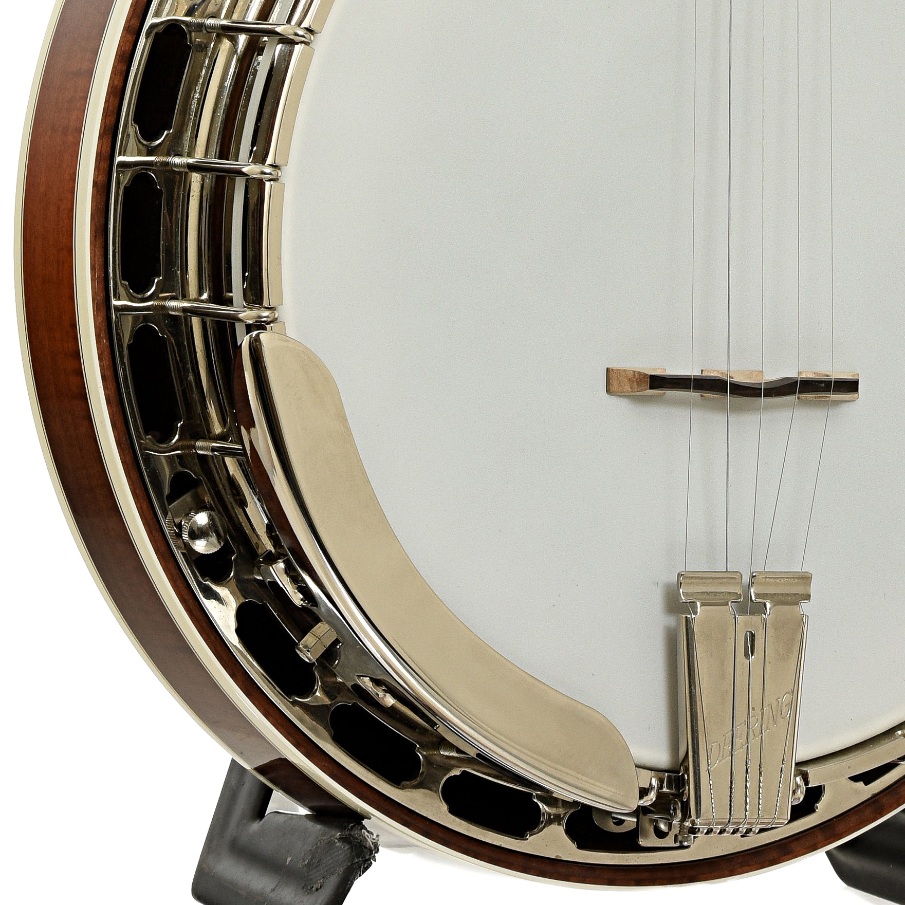 Front and side of Deering Golden Era Resonator Banjo