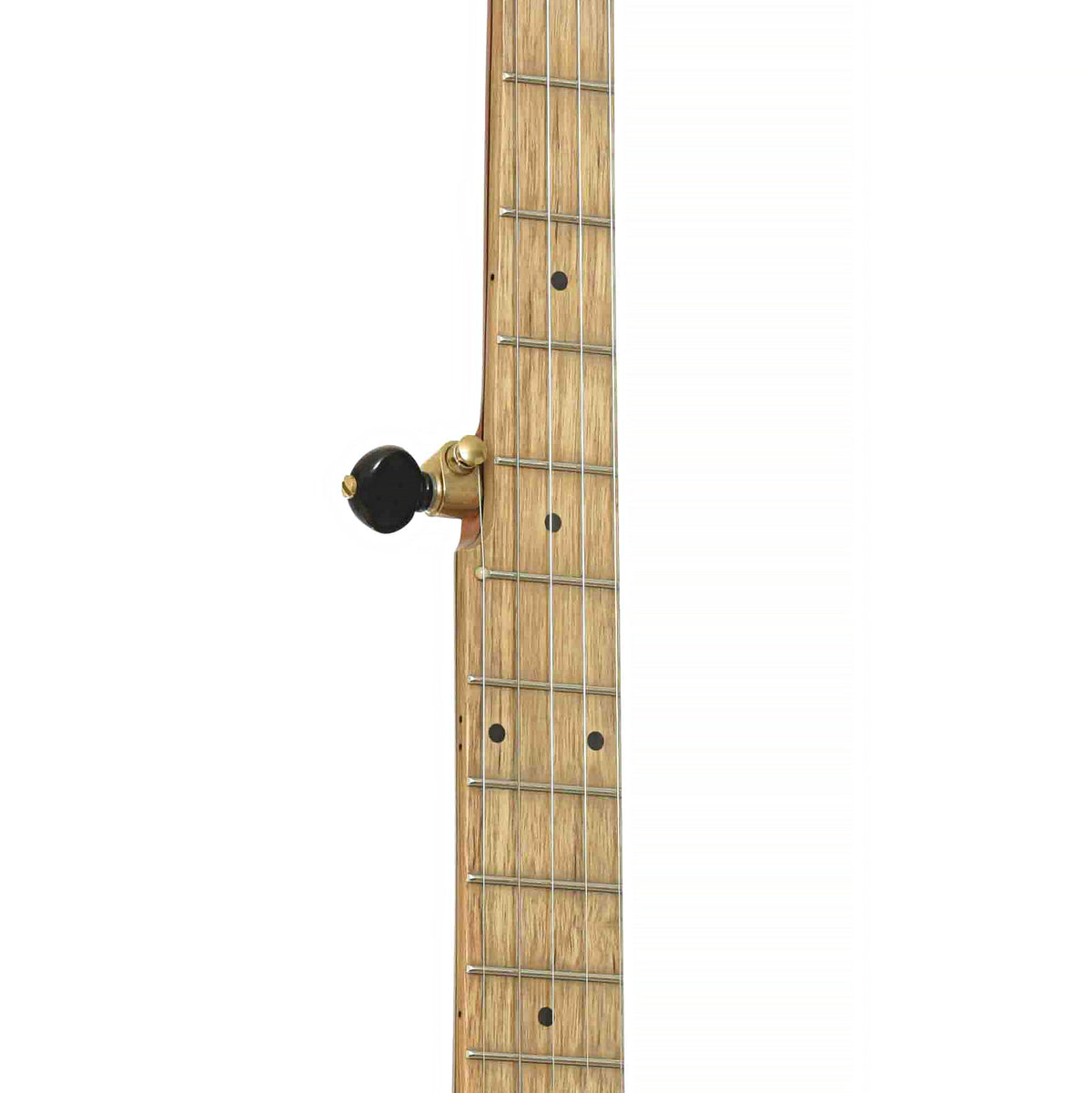 Fretboard of Pisgah Possum 12in Cherry Openback Banjo