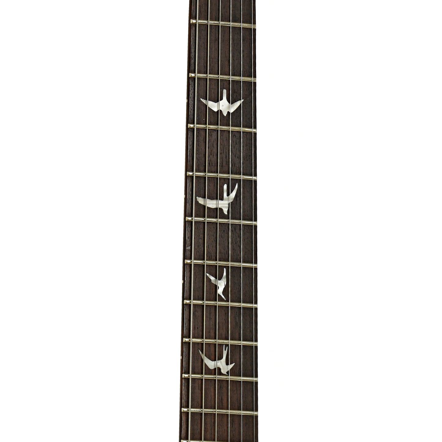 Fretboard of PRS SE CE 24 Standard Satin Stoptail Charcoal Electric Guitar