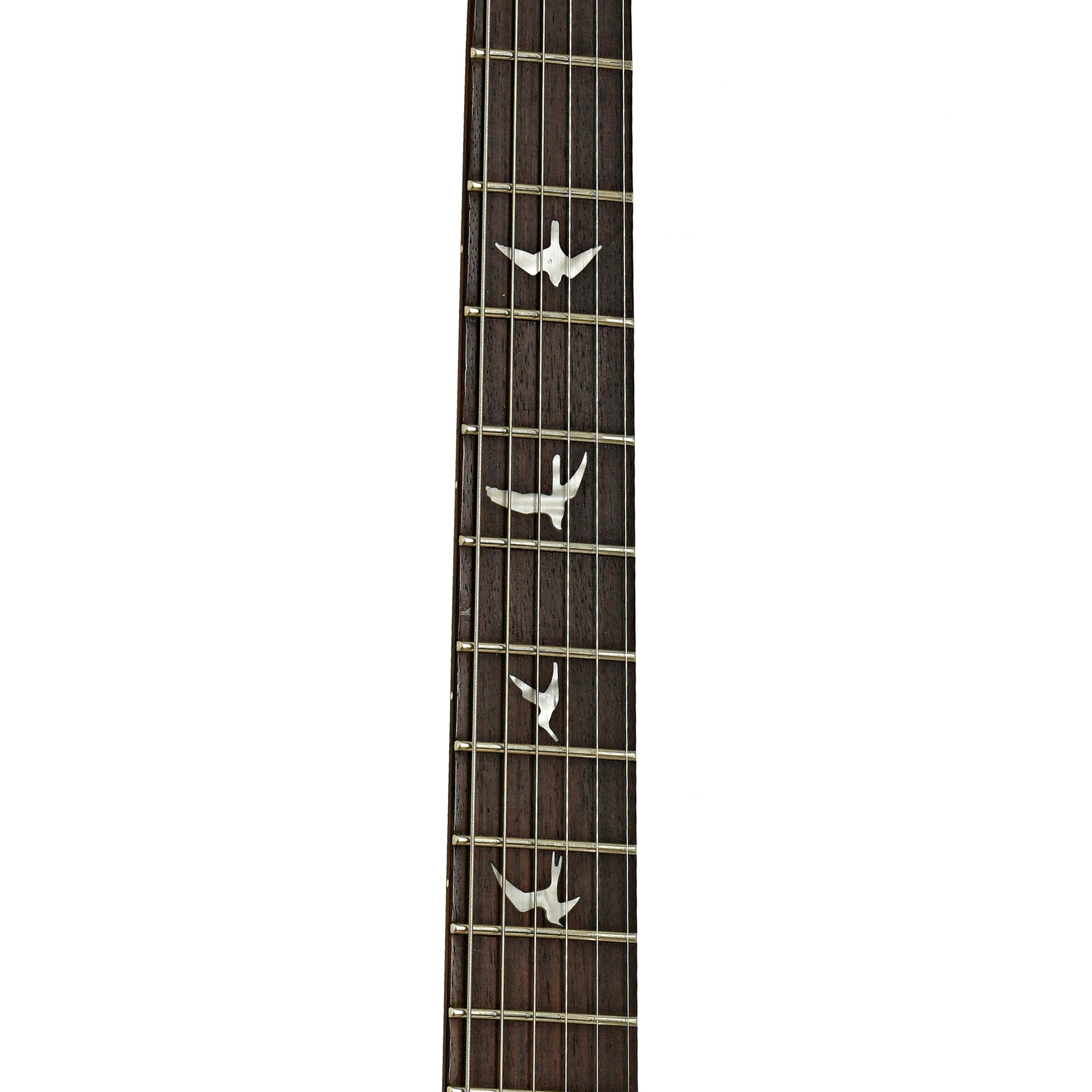 Fretboard of PRS SE CE 24 Standard Satin Stoptail Charcoal Electric Guitar