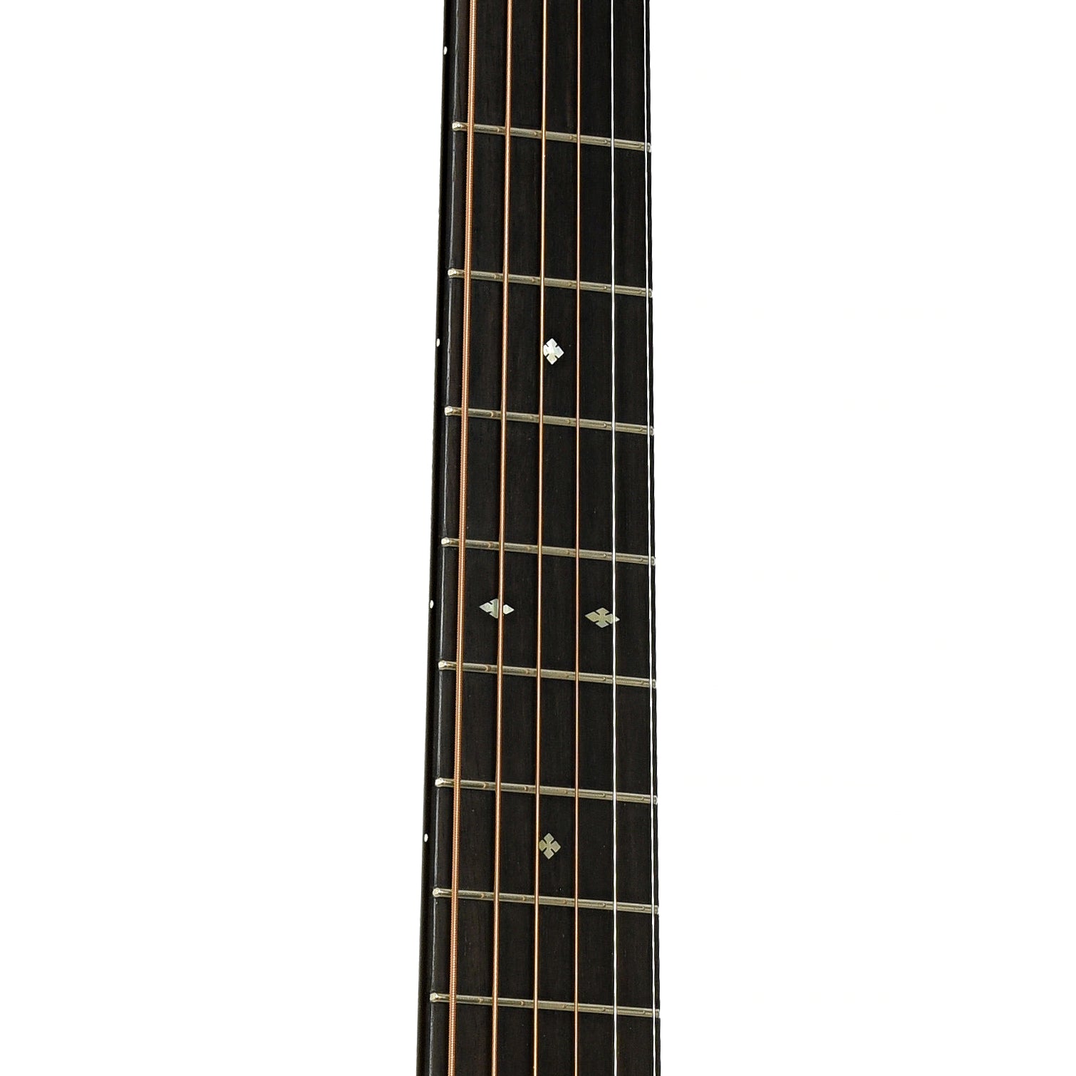 Fretboard of Collings D2 A HC Hill Country Dreadnought Acoustic Guitar