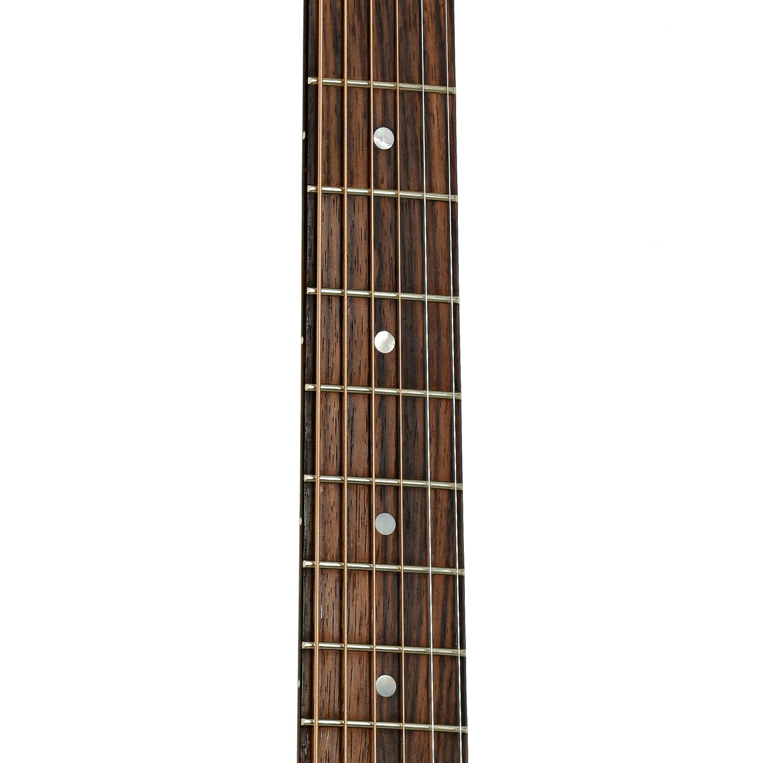 Fretboard of Gibson J-35 Reissue Acoustic Guitar 