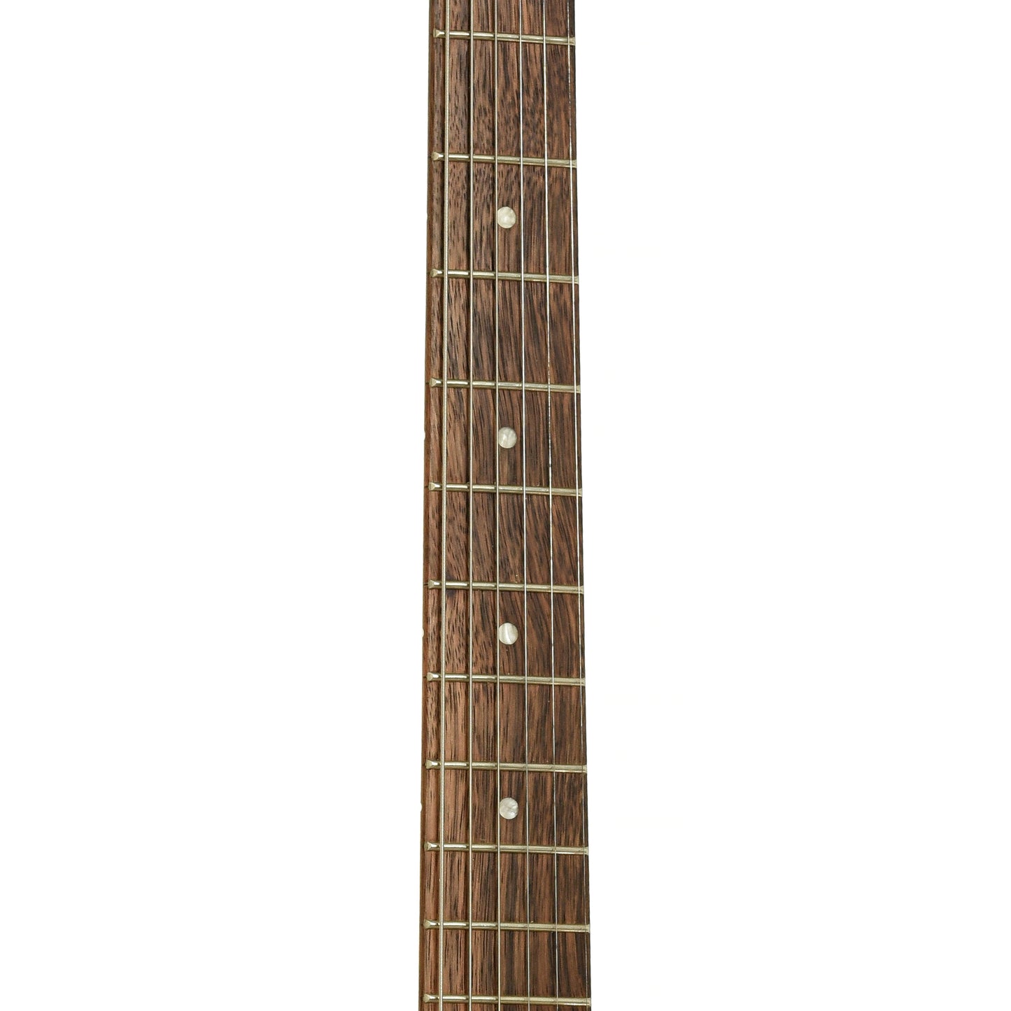 Fretboard of Squier Paranormal Custom Nashville Stratocaster Electric Guitar