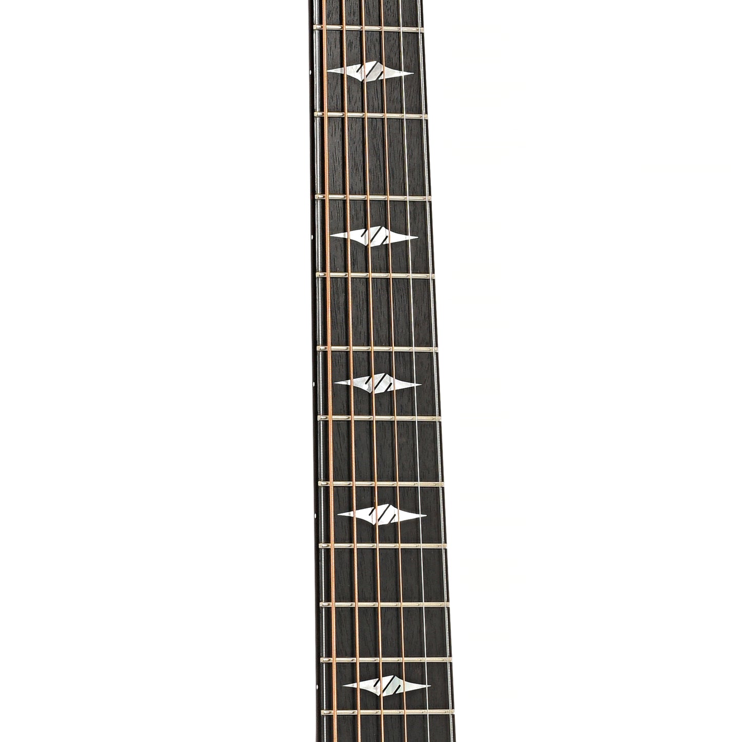 Fretboard of Collings SJ Mahogany Guitar