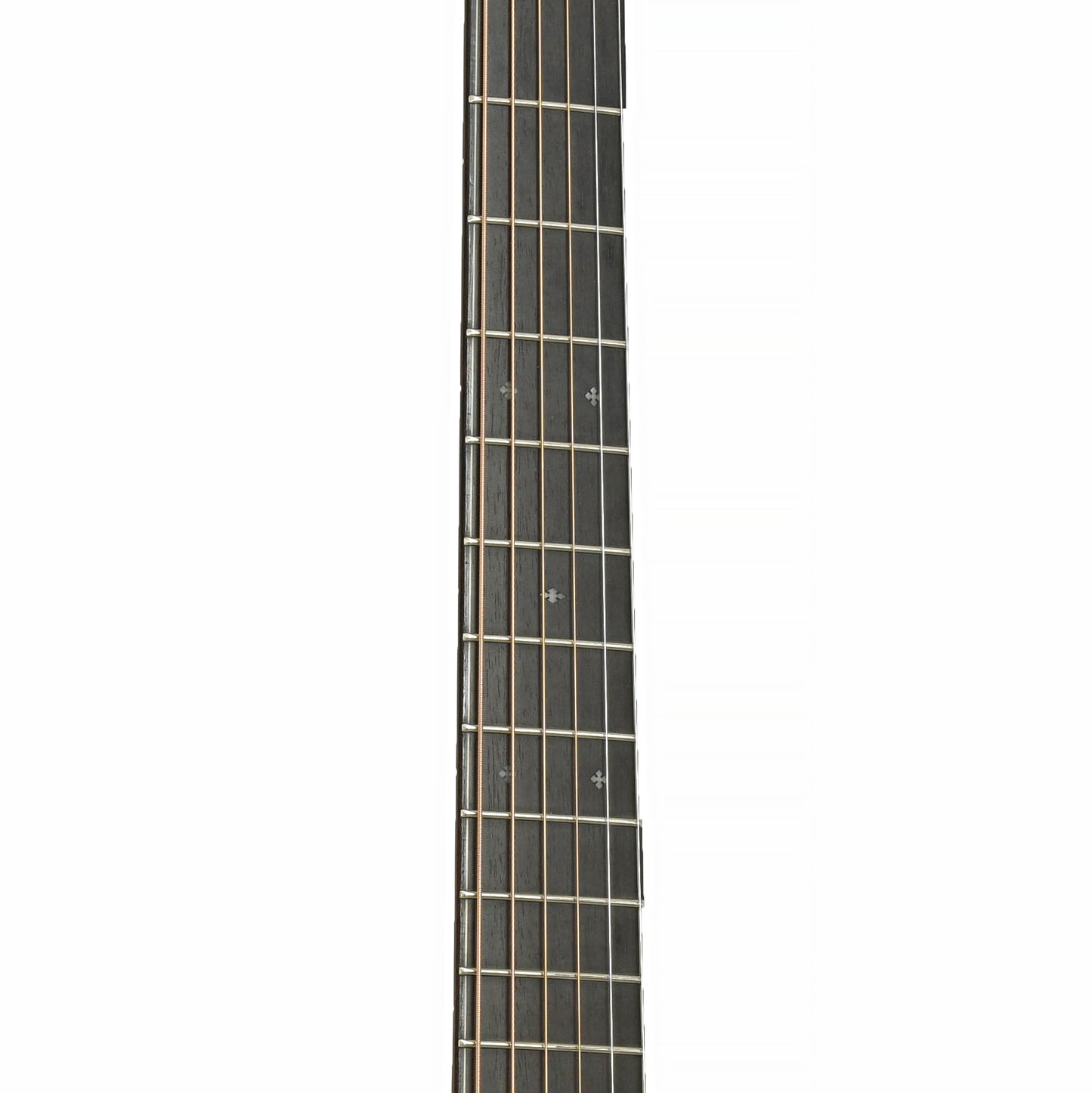 Fretboard of Bourgeois OMC Soloist Acoustic Guitar 