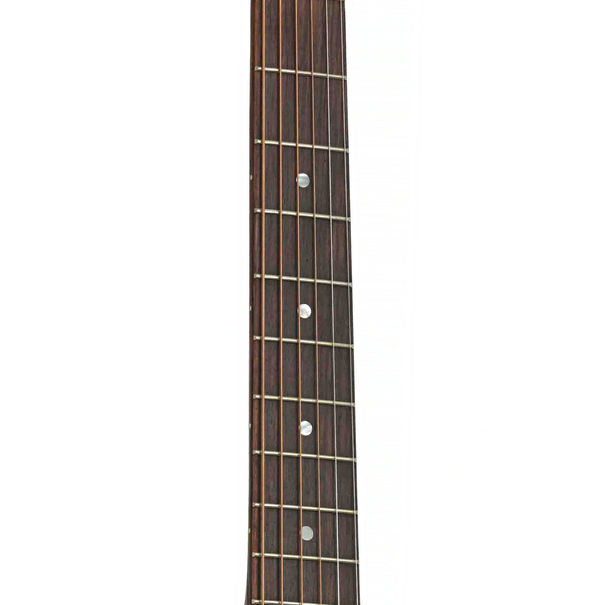 Fretboard of Gibson J-45 Century 12-Fret Acoustic Guitar & Case, Vintage Sunburst
