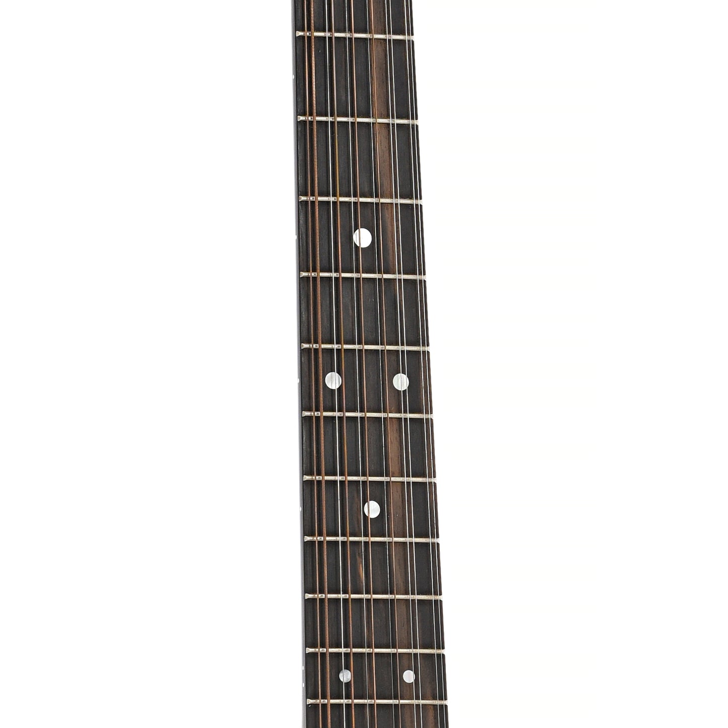 Fretboard of Martin Grand J-16E Thin-Body 12-String Guitar